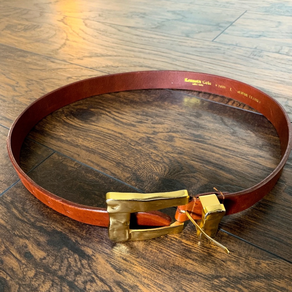 Kenneth Cole New York Dark Genuine Leather Beth (38-inch long)